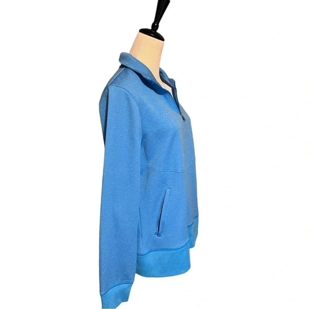 Under Armour women’s LG semi-fitted cold gear pull over with zip pockets